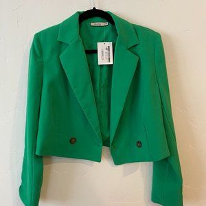 NWT Cropped Blazer